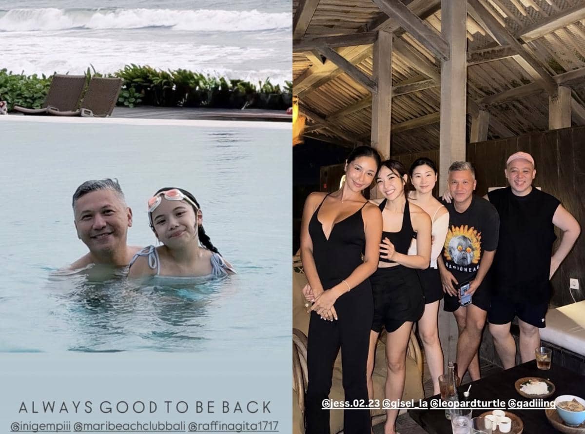 potret artis liburan akhir tahun 2025 di Bali 