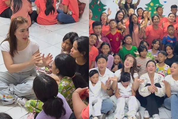 Felicya Angelista dan Hito Rayakan Natal di Panti Asuhan (instagram.com/felicyangelista_)
