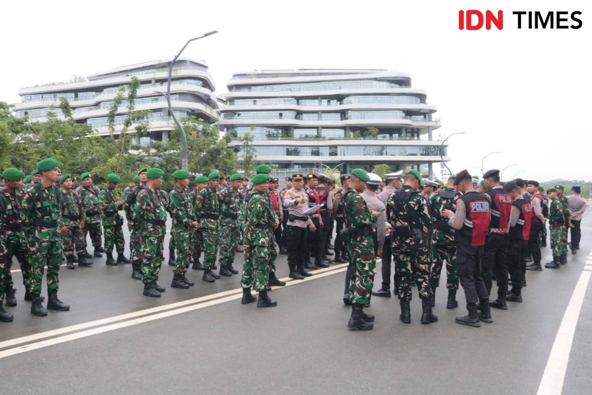 Puluhan anggota TNI dan Polri Disiapkan untuk pengamanan kunjungan RI 2 ke IKN 