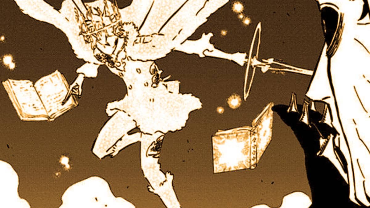 Yuno memakai dua grimoire dengan atribut yang berbeda - Black Clover