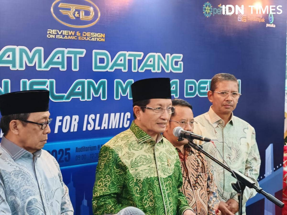 Menteri Agama Nasaruddin Umar (IDN Times/Ilman Nafi'an)