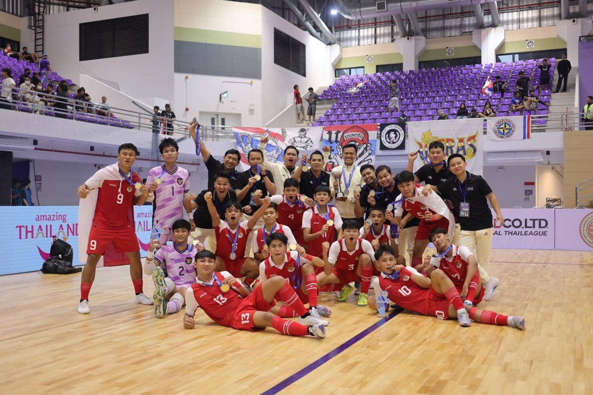 Timnas Futsal U-16 juara Piala AFF 2025