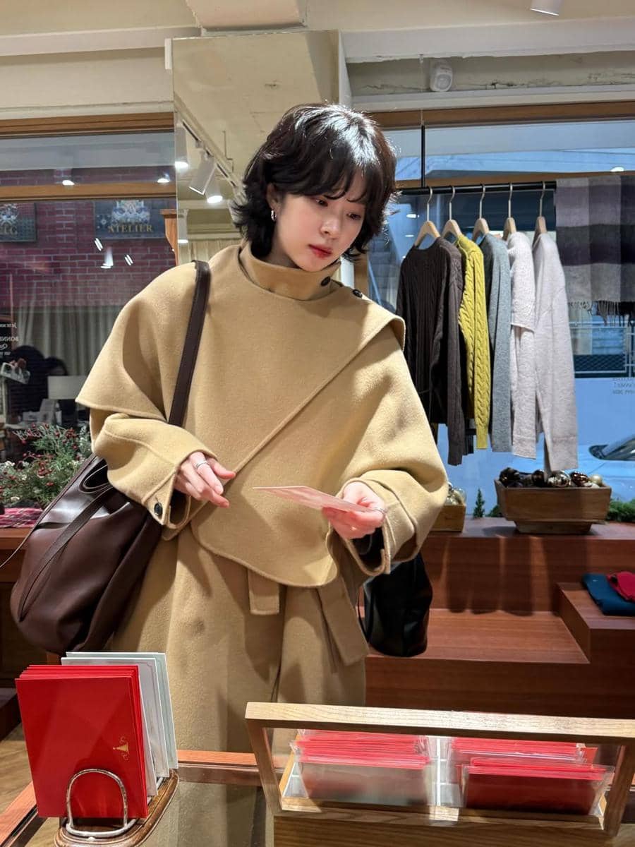 inspirasi gaya musim dingin ala Shin Eun Soo