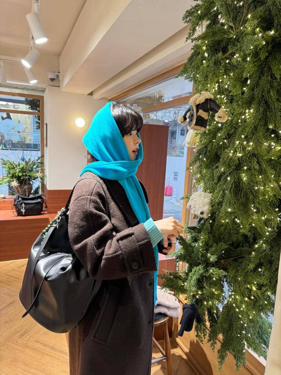 inspirasi style musim dingin ala Shin Eun Soo