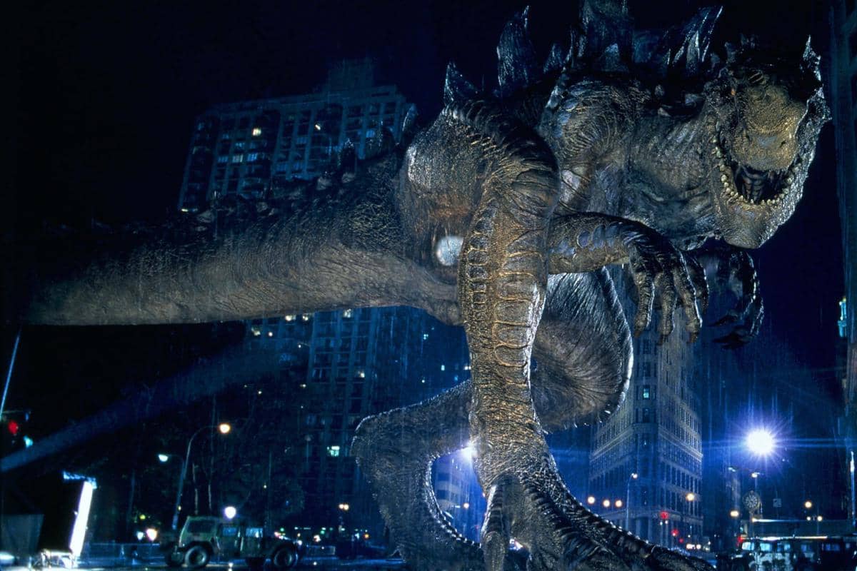 cuplikan adegan dalam film Godzilla (1998)