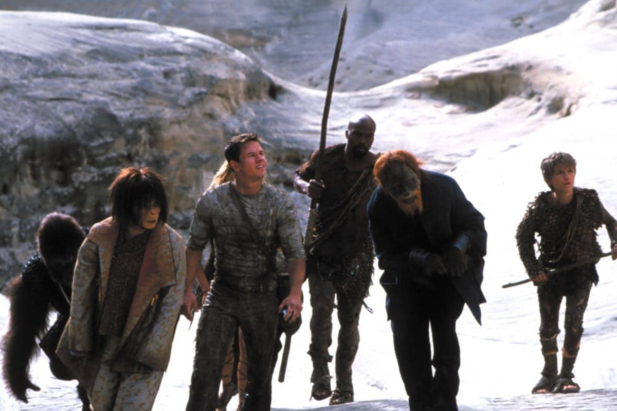 cuplikan adegan dalam film Planet of the Apes (2001)