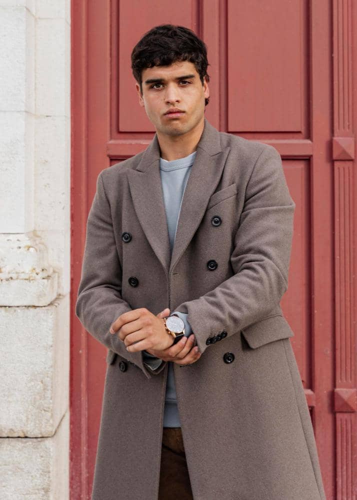 ilustrasi outfit outer cowok