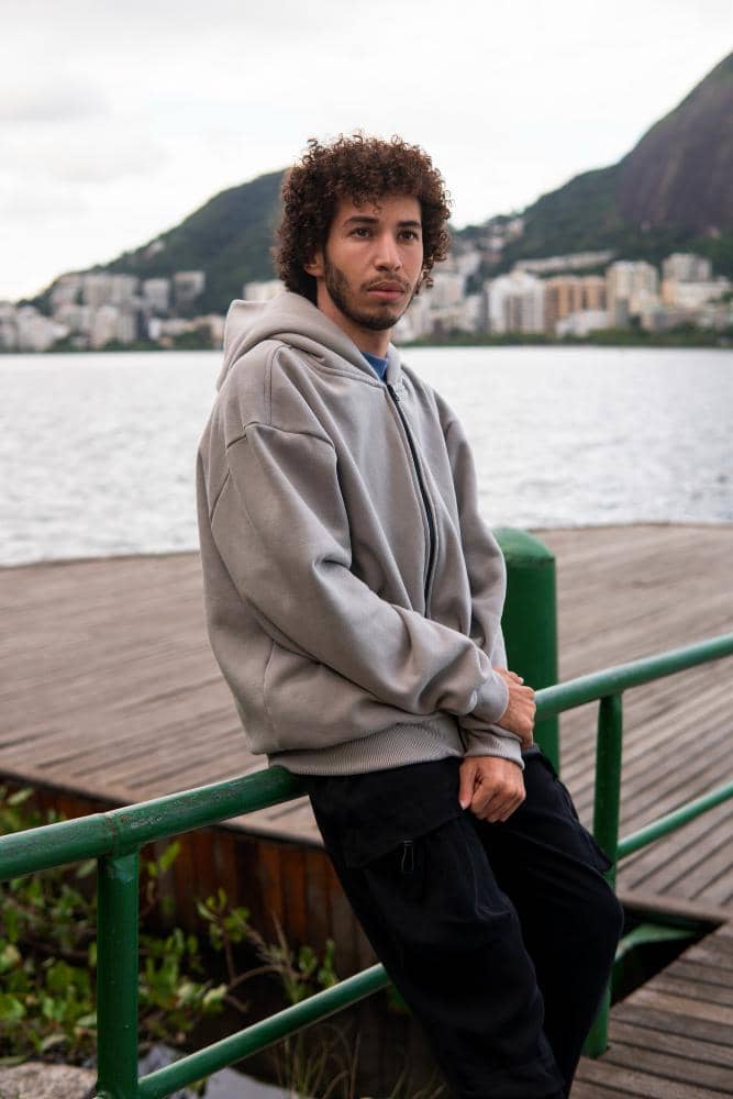 ilustrasi outfit outer cowok