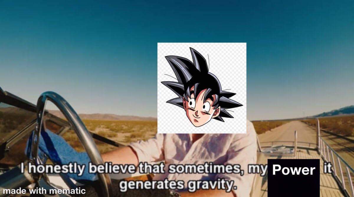 meme anime tentang gravitasi