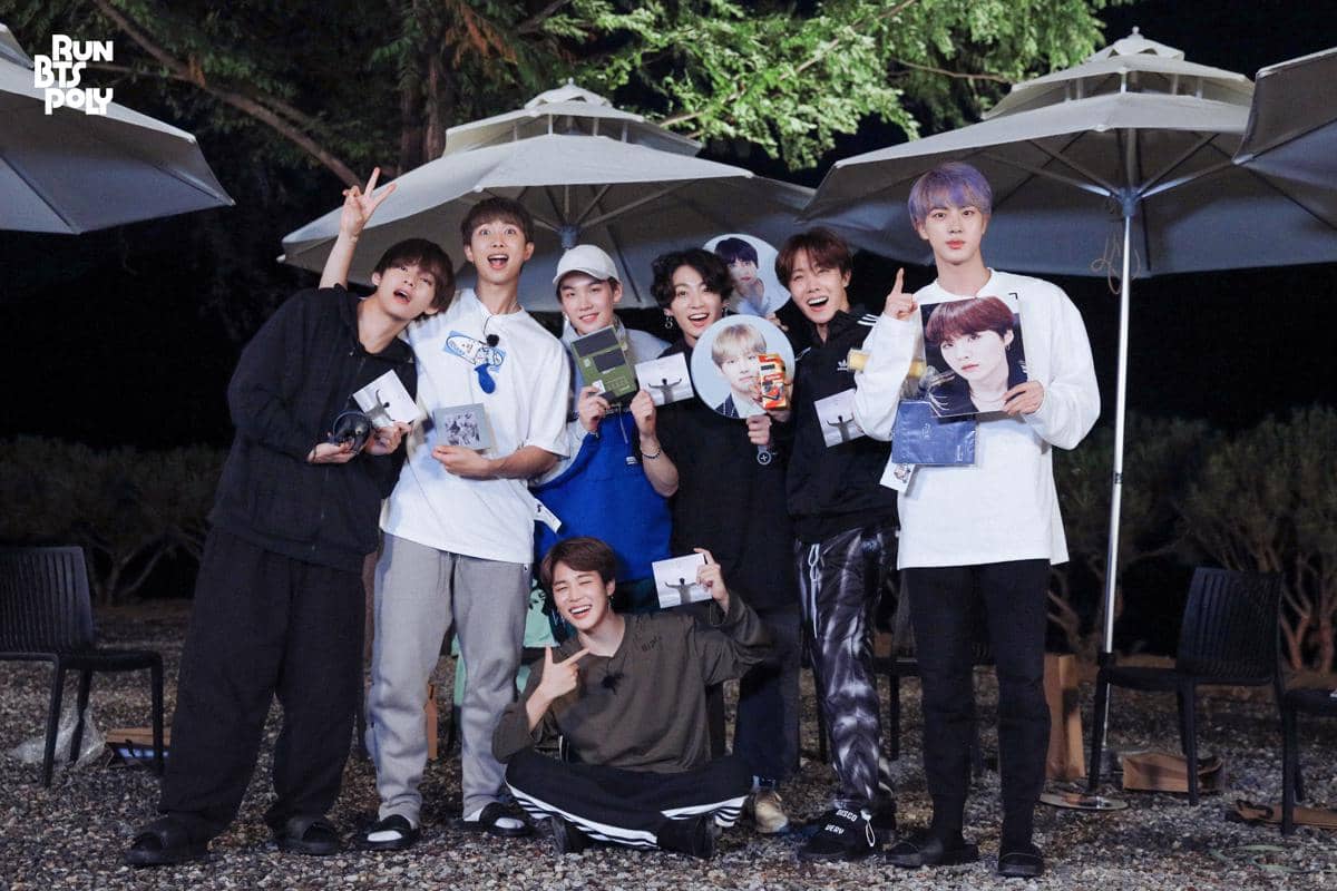 Potret ketujuh member BTS