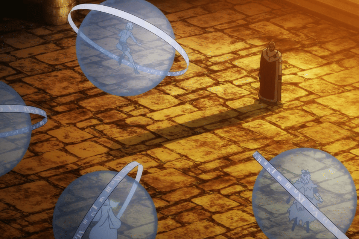 Julius menggunakan Sihir Waktu.