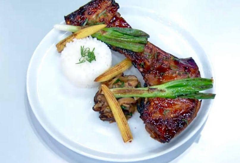 miso soy glaze rahang tuna