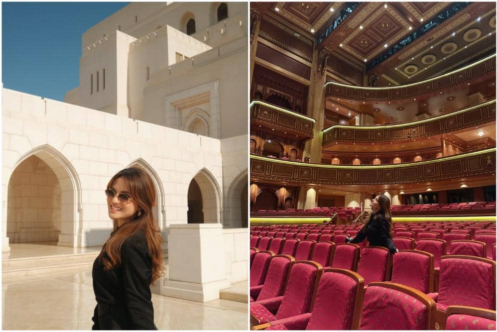Marsha Aruan ke Royal Opera House Muscat.