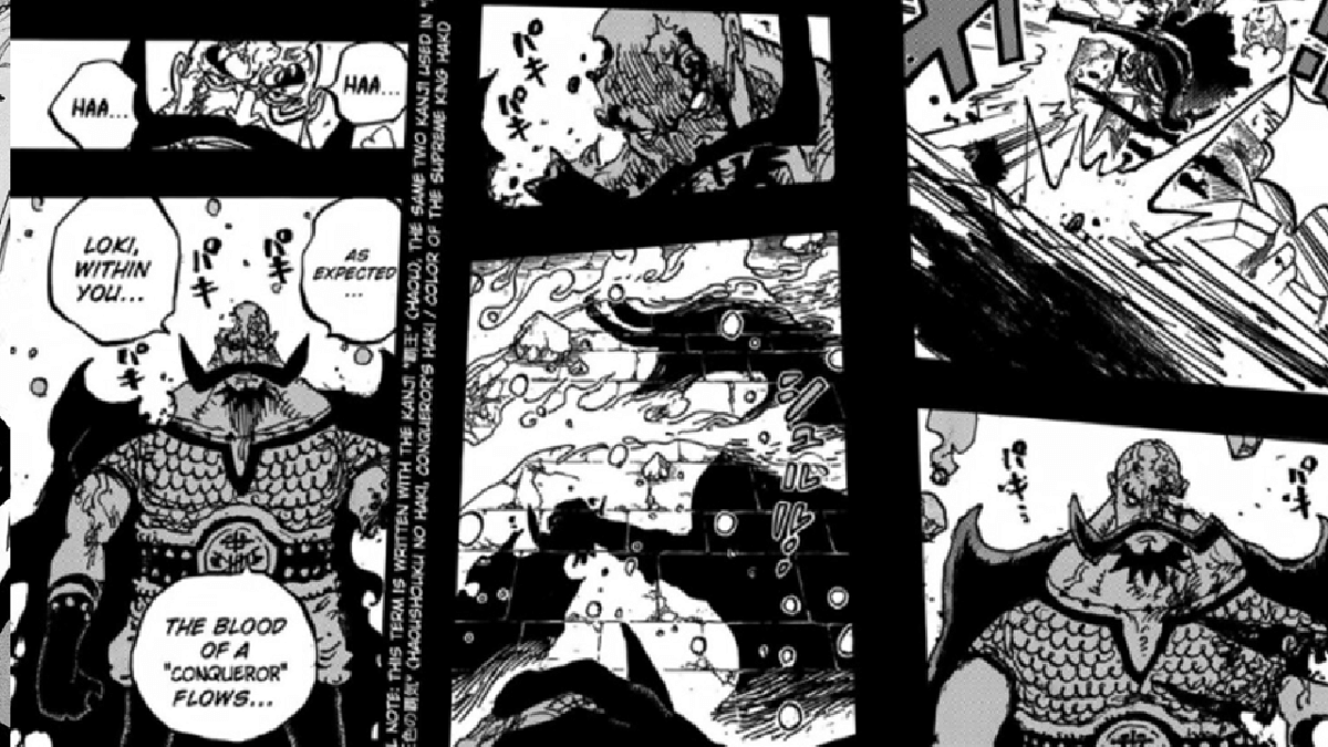 Loki dalam wujud zoan mengalahkan Harald 