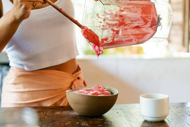 ilustrasi puree buah