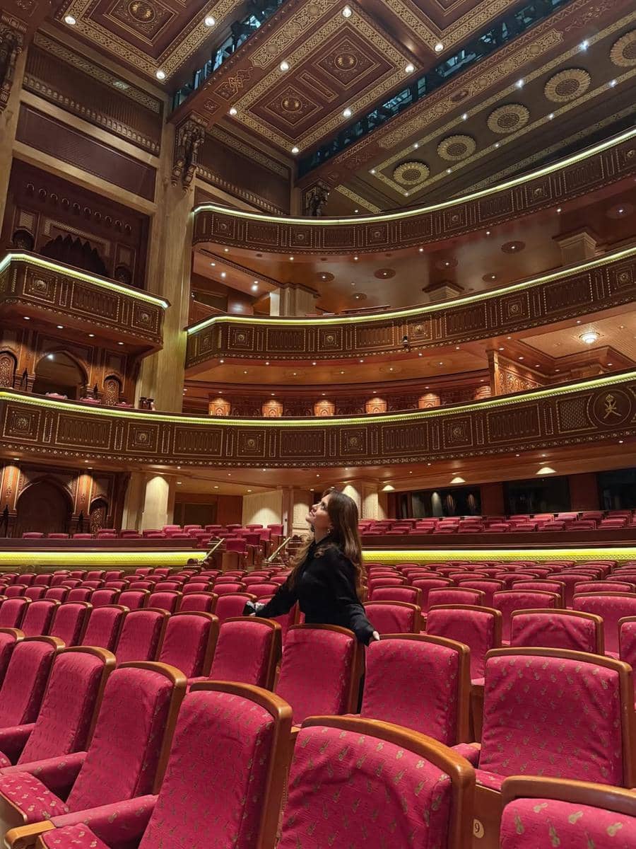 Marsha Aruan ke Royal Opera House Muscat.