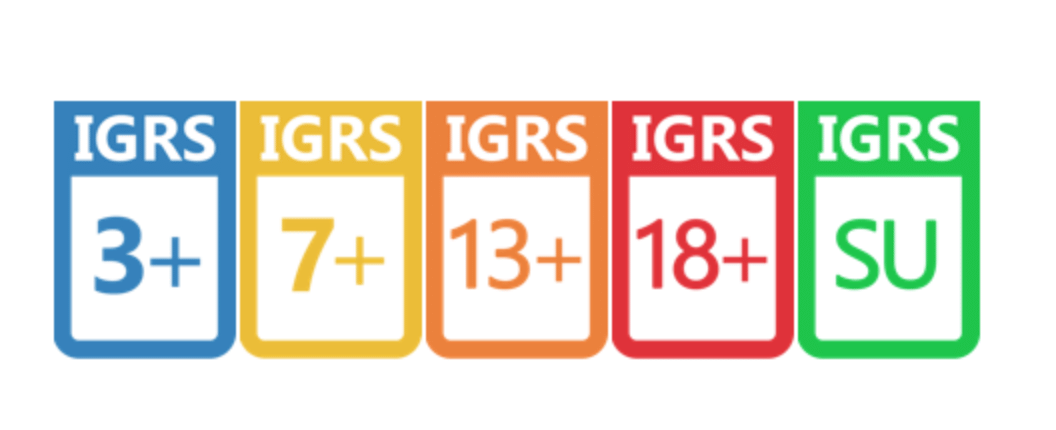 pembagian sistem Indonesia Game Rating System (IGRS) yang telah divalidasi oleh Kementerian Komunikasi dan Digital (Komdigi)