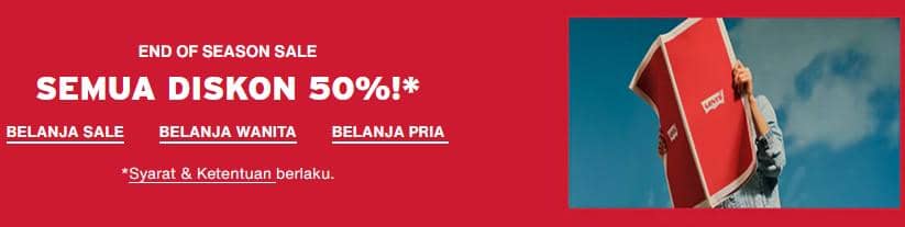 Promo diskon Levi's