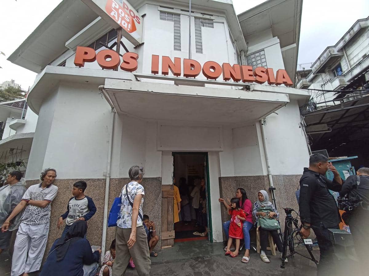 IIustrasi penyaluran bansos di POS