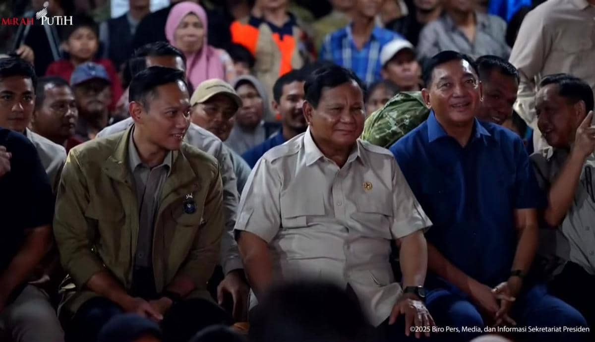 Presiden Prabowo Subianto di Tapanuli Selatan