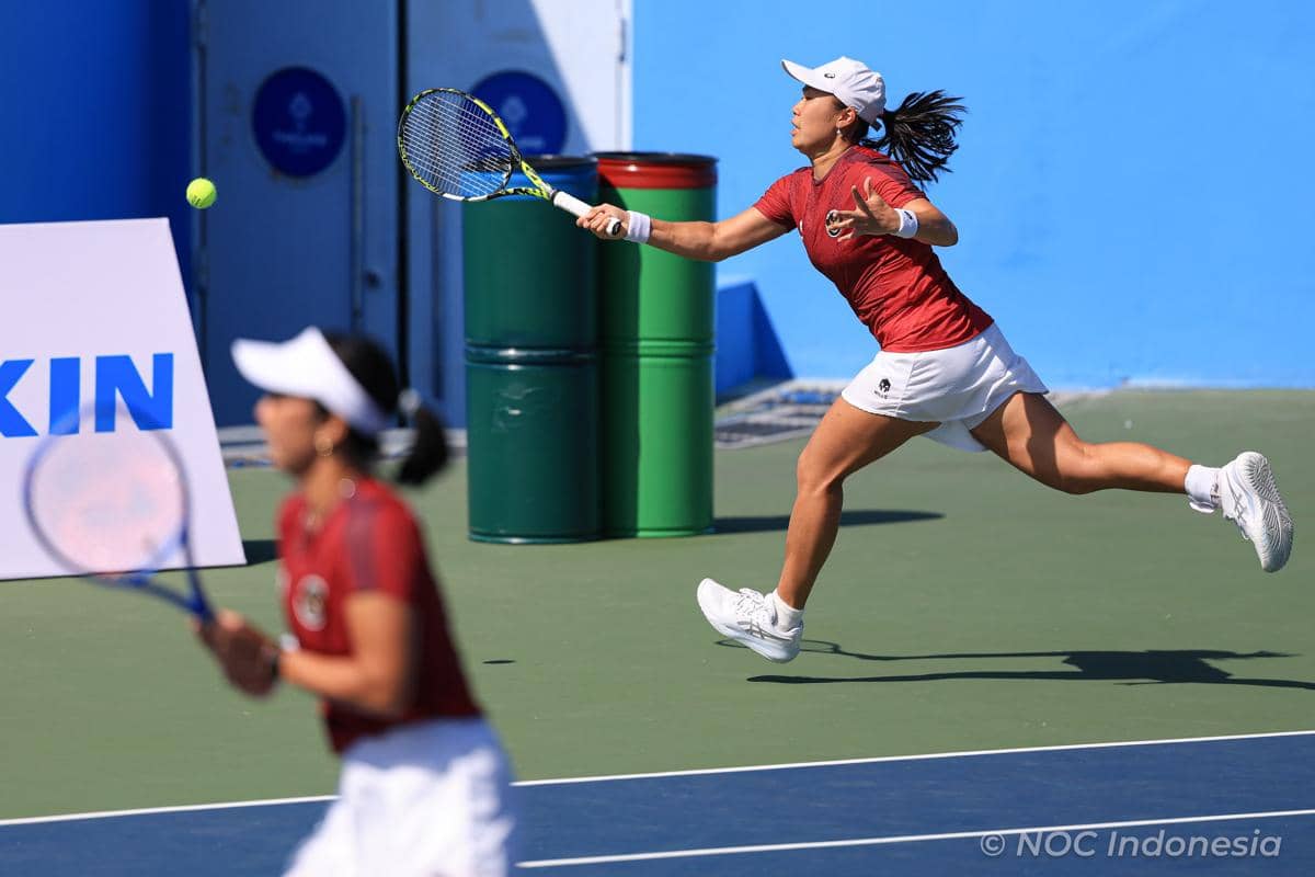 Aldila Sutjiadi dan Janice Tjen meraih emas di SEA Games 2025 Thailand