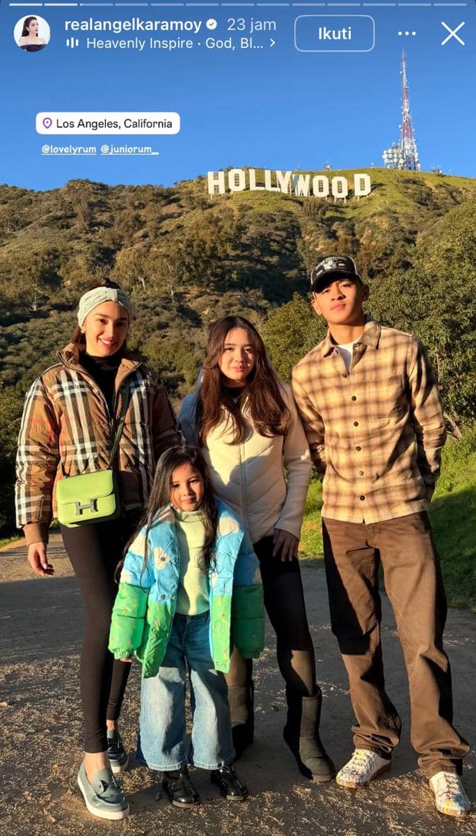 potret seleb single mom liburan bareng anak