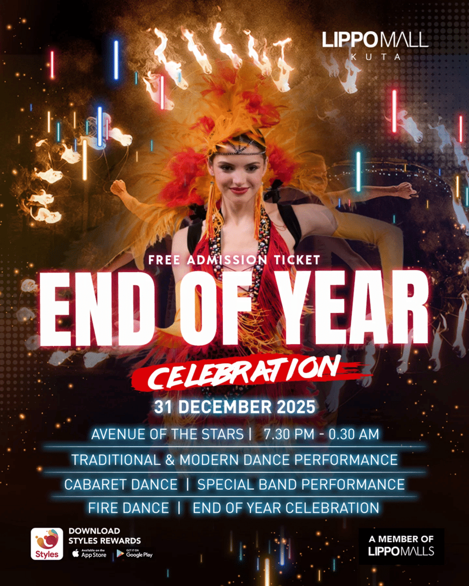 Potret acara Tahun Baru 2026 di Lippo Mall Kuta 