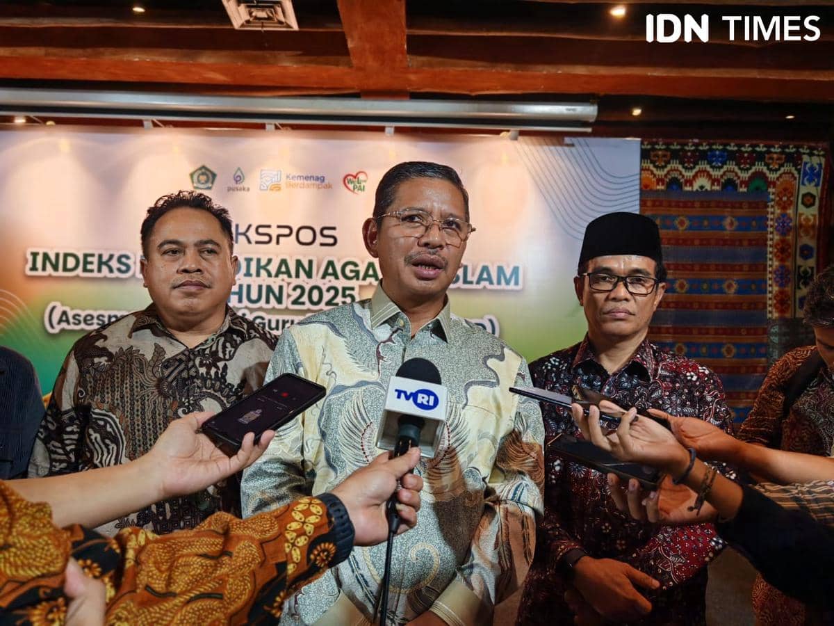 Direktur Jenderal Pendidikan Islam Kemenag, Amin Suyitno (IDN Times/Ilman Nafi'an)