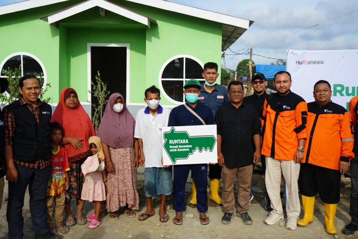 Rumah Sementara yang dibangun Dompet Dhuafa di Aceh Tamiang (dok.Dompet Dhuafa)