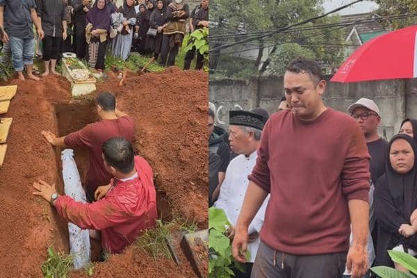 Pemakaman Ayah Gilang Dirga (instagram.com/irfanhakim75)