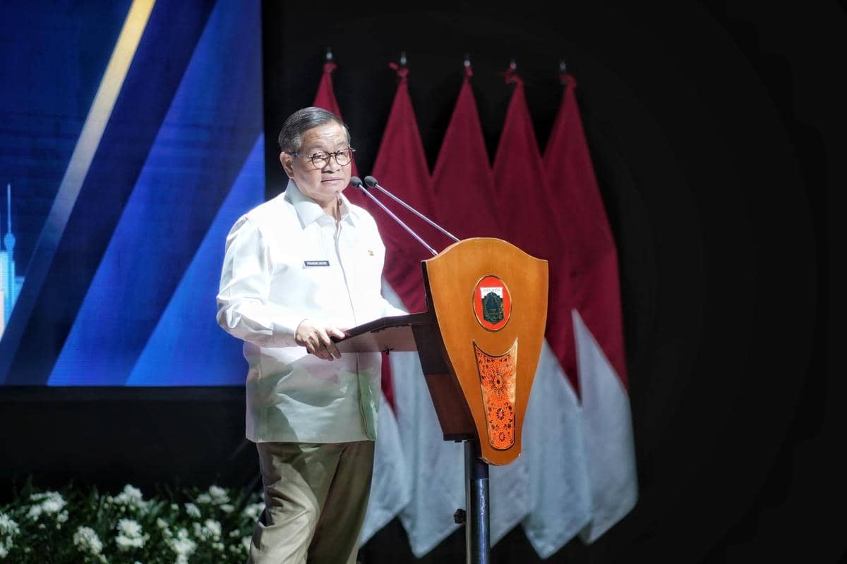 Gubernur DKI Jakarta, Pramono Anung hadiri kegiatan Leadership Talks dan Penutupan Pelatihan Dasar Calon Pegawai Negeri Sipil (Latsar CPNS) Tahun 2025 