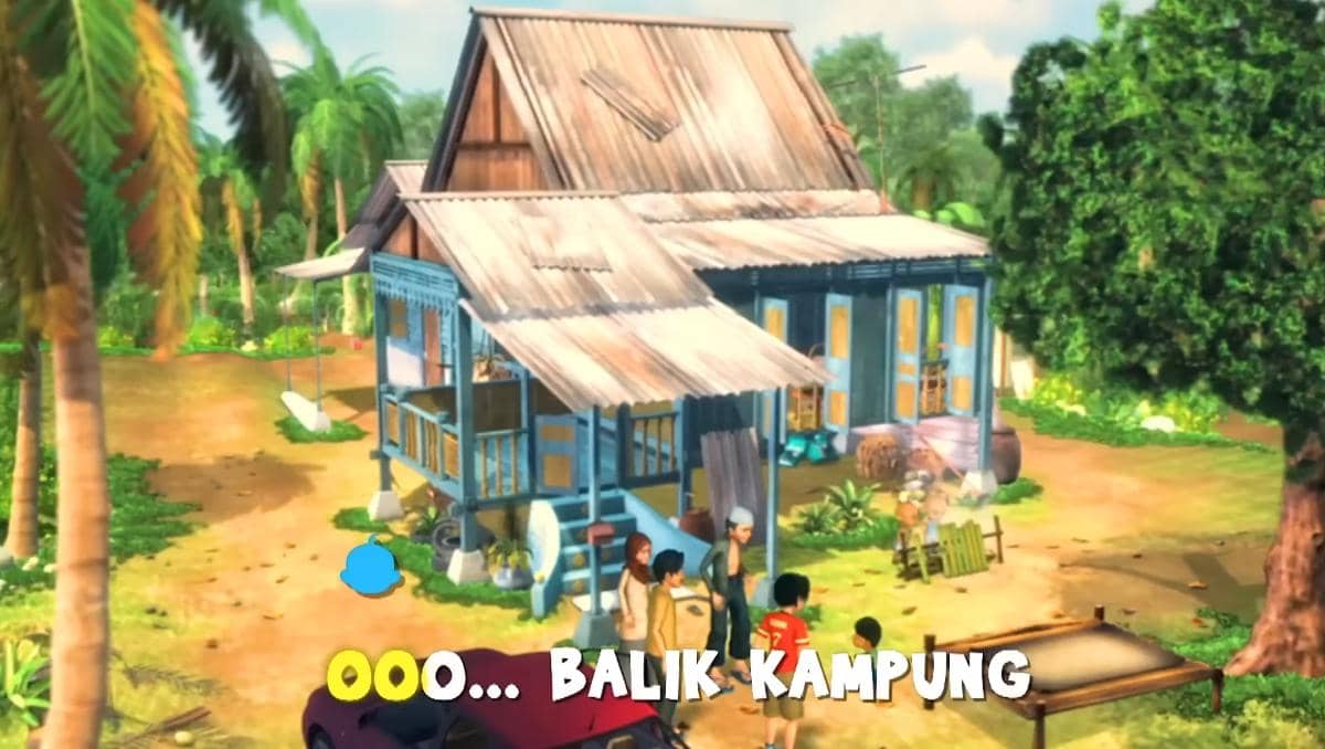cuplikan video klip lagu "Balik Kampung"