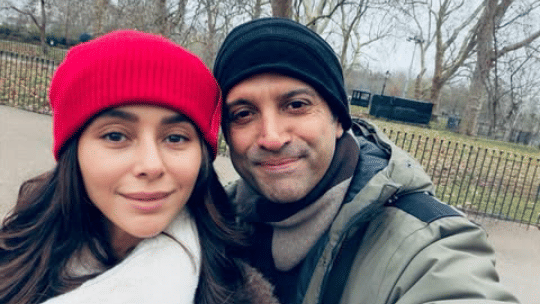Farhan Akhtar dan istri