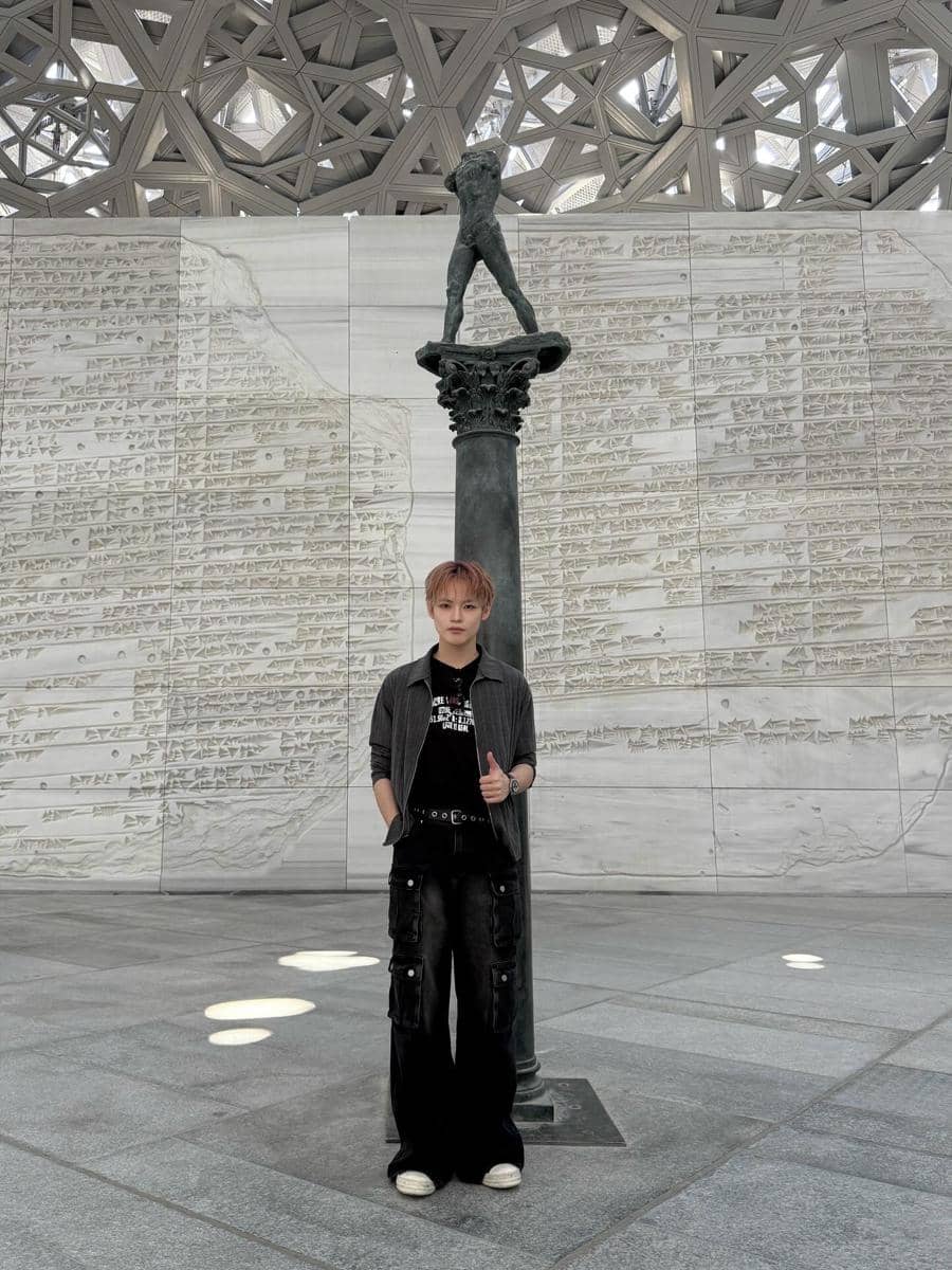 Chenle NCT Dream di Louvre Abu Dhabi, Uni Emirat Arab