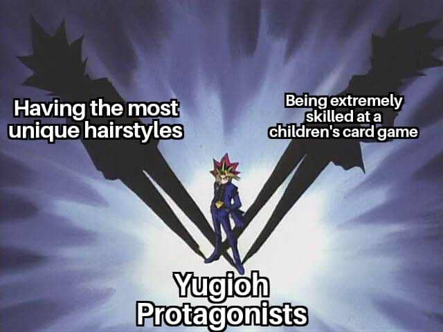 meme anime tentang permainan kartu