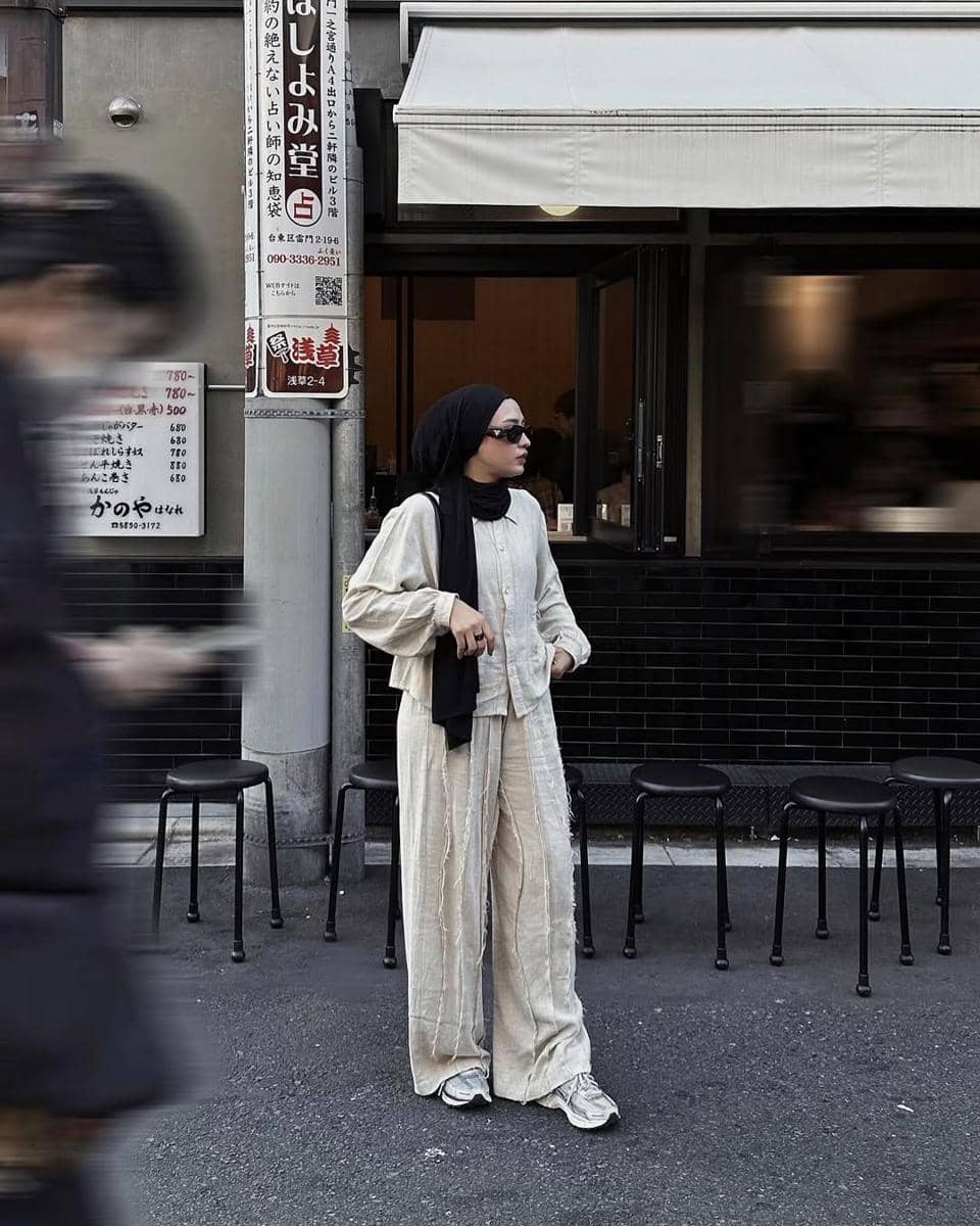 outfit one set ala Helmi Nursifah