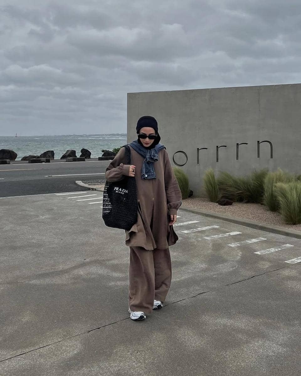 outfit one set ala Helmi Nursifah