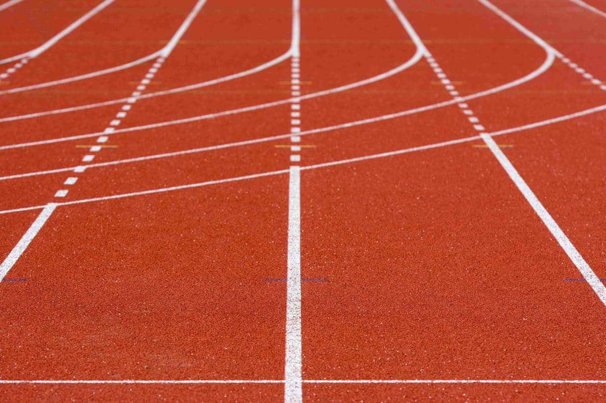 ilustrasi lintasan lari