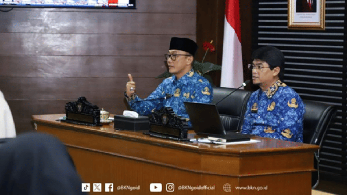 Kepala BKN, Prof. Zudan Arif Fakrulloh, mensosialisasikan layanan ASN Digital.