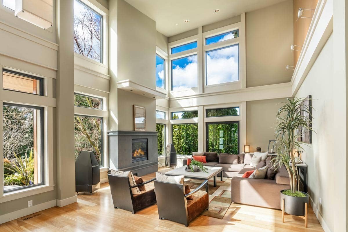 Ilustrasi dekorasi rumah terbuka