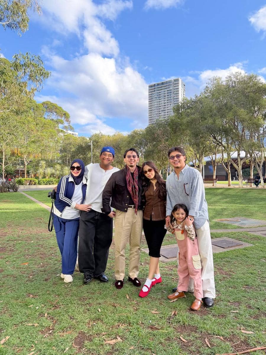 Keluarga Abel Cantika menikmati liburan di Sydney