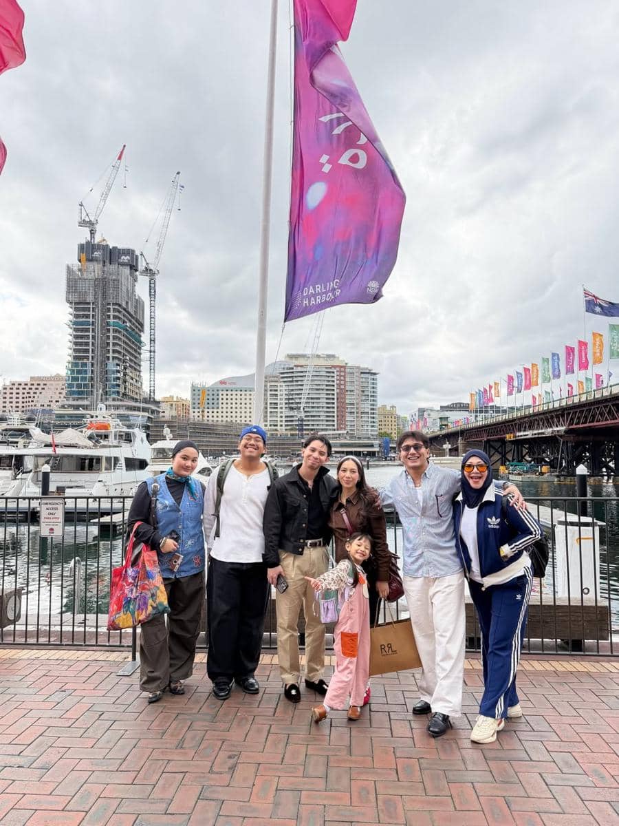 Keluarga Abel Cantika menikmati liburan di Sydney