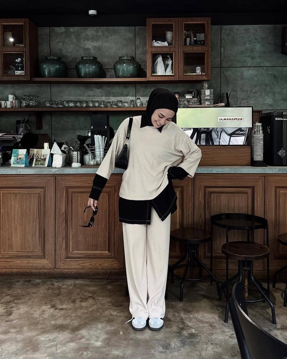 outfit one set ala Helmi Nursifah 