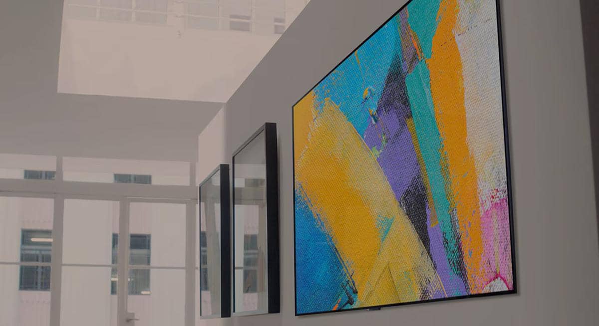 ilustrasi LG Gallery Design TV GX