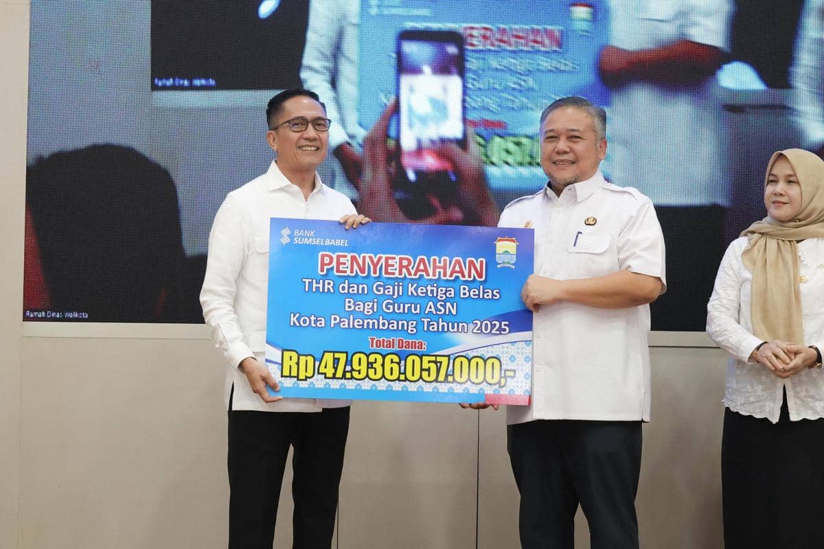 Pemkot Palembang cairkan dana THR bagi tenaga pendidik