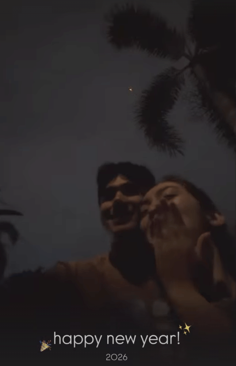 momen artis tahun baru bareng pacar