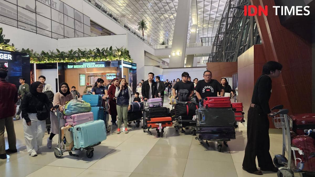 Ilustrasi penumpang mancanegara