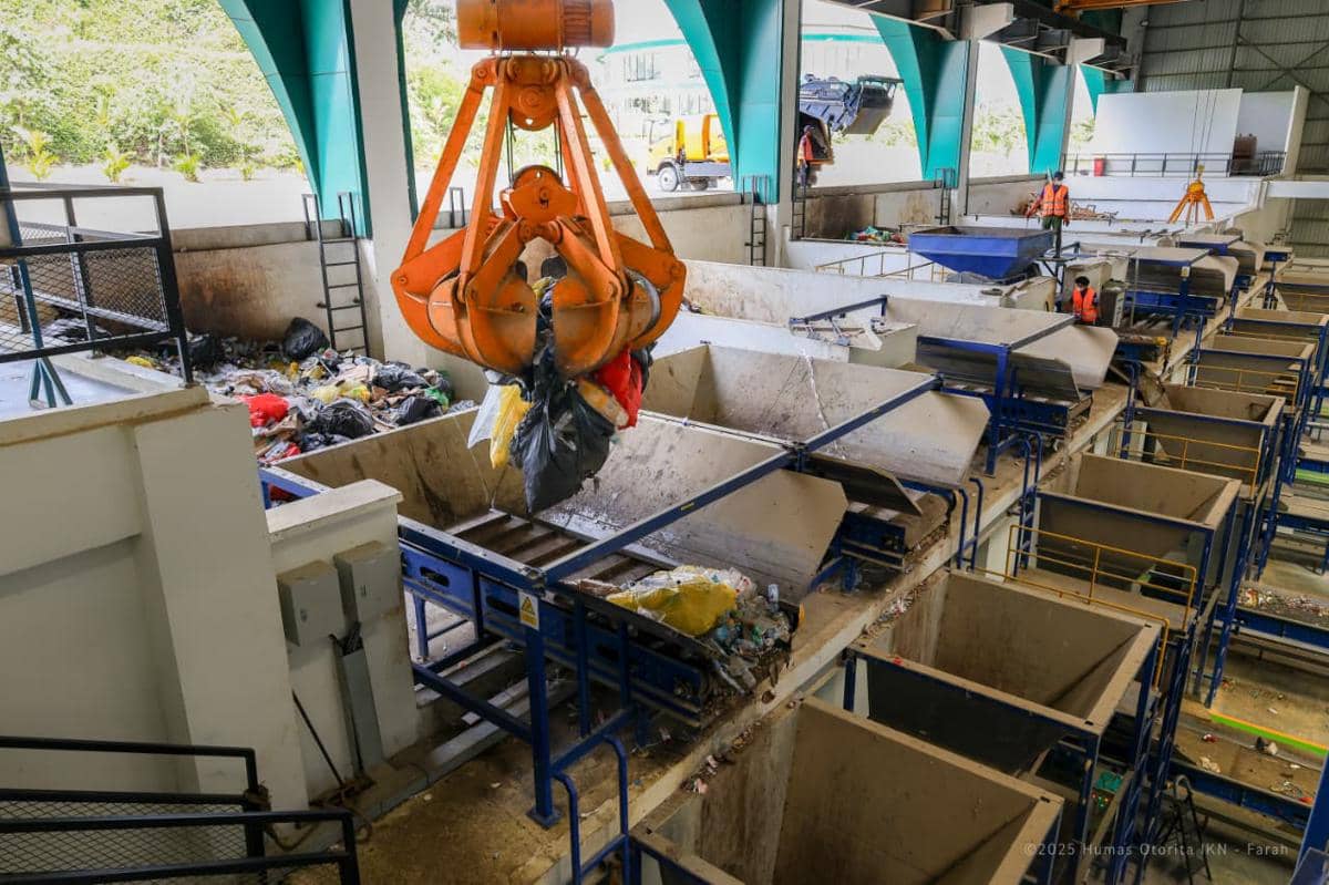 TPST berkapasitas hingga 74 ton limbah rumah di IKN. Foto Humas OIKN 