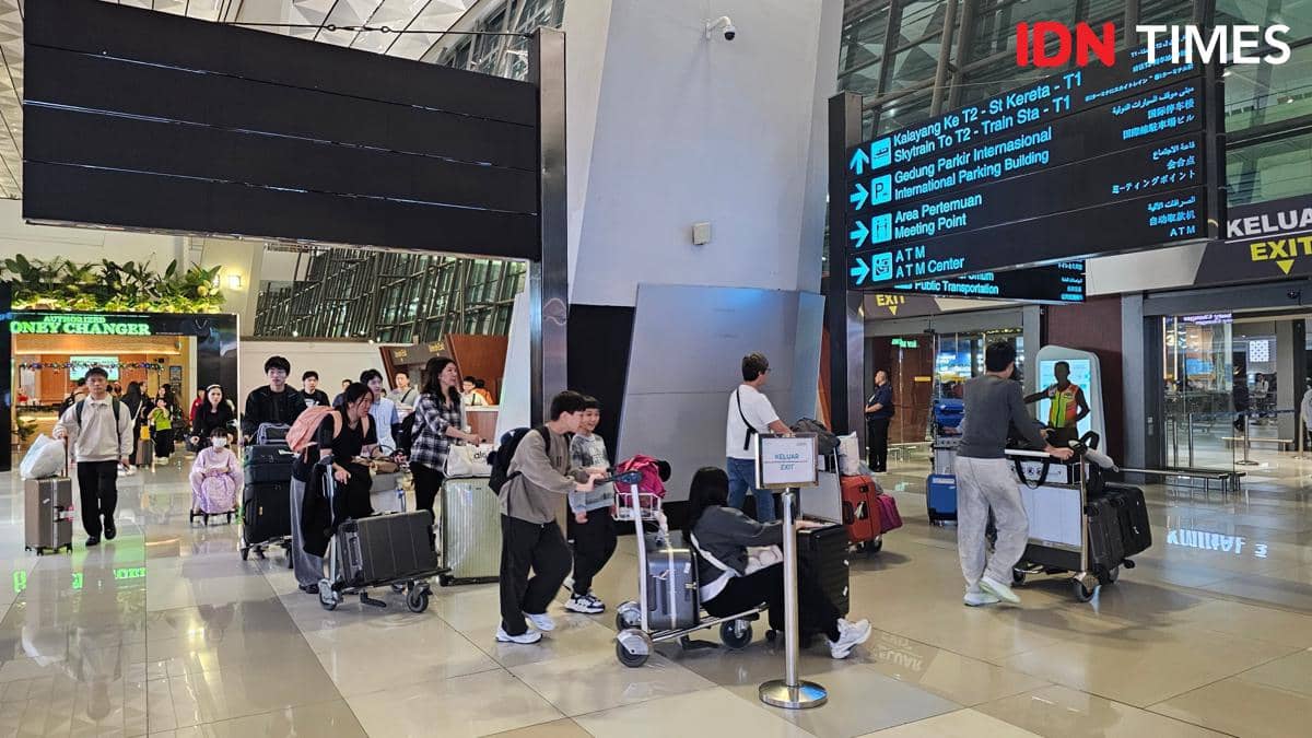 Ilustrasi penumpang mancanegara