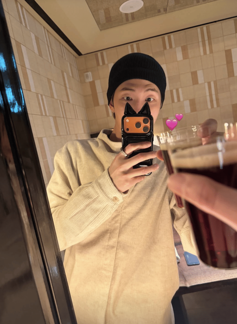 momen perayaan tahun baru artis Korea